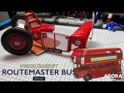 Build the London Transport Routemaster Bus RM857 112 Scale - Pack 1 - Stages 1-10