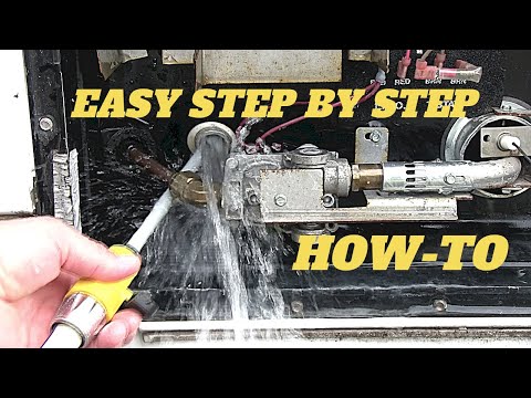 RV Water Heater Flush: Camco "Water Heater Tank Rinser" cleaner