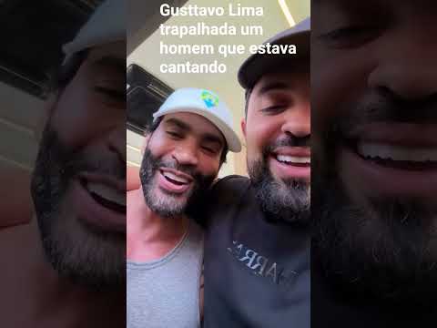 Gusttavo Lima entra no vídeo de um homem e canta uma música