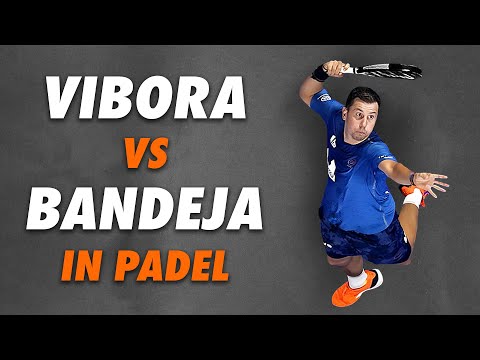 Vibora and Bandeja in Padel