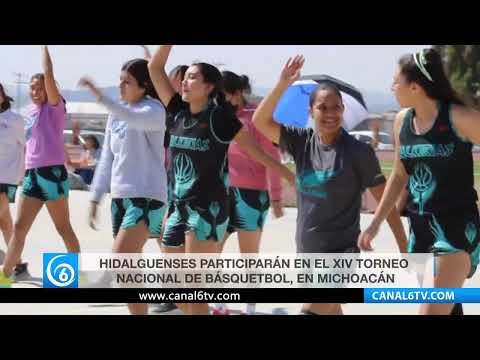 Hidalguenses participarán en el XIV Torneo Nacional de Básquetbol en Michoacán