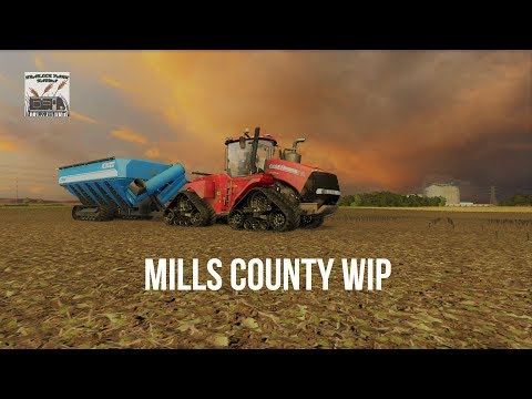 Farming Simulator 17 Mills County WIP, more work on the grain farm.