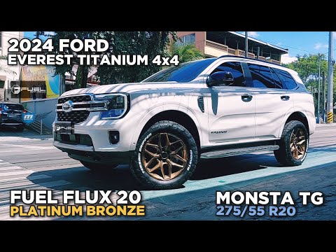 2024 Ford Everest Titanium | Fuel Flux 20" | Monsta Terrain Gripper 275x55 R20 @ RNH Tire Supply