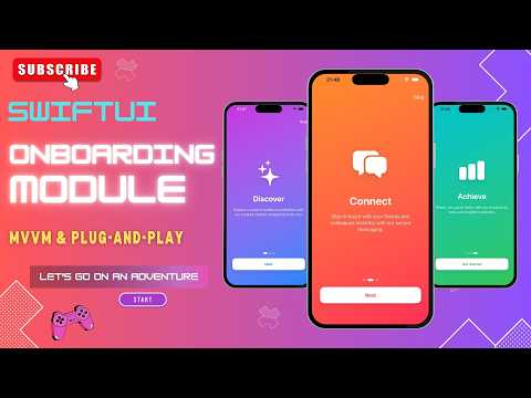 Production-Ready Onboarding Module with MVVM Pattern