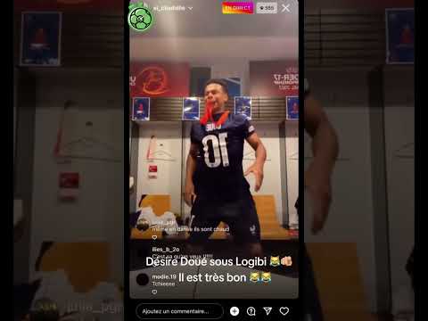 Désiré Doué crazy dance moves!  #footballshorts #football #soccer