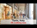 Turin, Italy -  4K Virtual Walking Tour