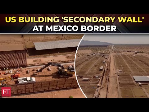 Trump admin builds 'secondary wall' at Mexico border; watch drone visuals