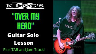 King's X Over My Head Guitar Solo Lesson!