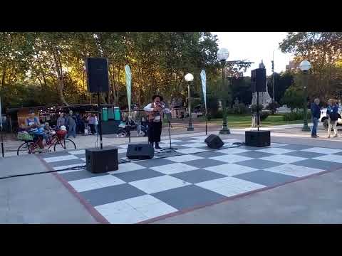 RUBEN ALBERTO BENEGAS, en el Palco de los musicos Plaza San Martin de Mar del Plata 1/4/2023
