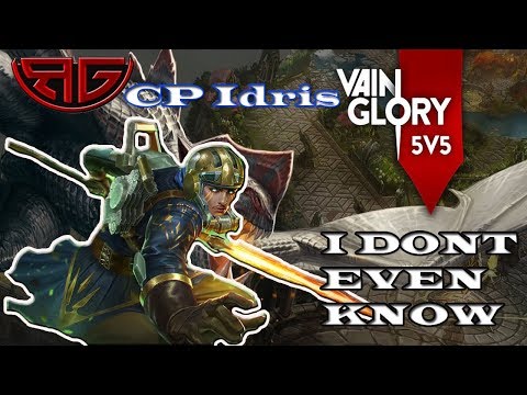 Vainglory 5v5: Top Lane Carry CP IDRIS: toughest match so far!! or maybe im just tired?