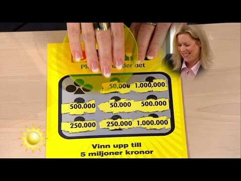 Trissvinnaren: "Det blir jättemycket godis" - Nyhetsmorgon (TV4)