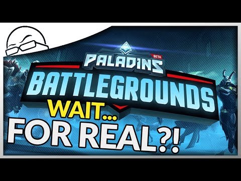 Paladins Battlegrounds battle royale... wait... is this for REAL?!