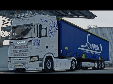 4K|ETS2 1.42 Scania S500 Daugavpils (LV) - Tallinn (EE)