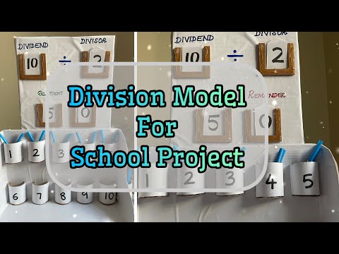 Division Working Model DIY | Grade 3 Maths Introduction to Division | Exhibition Idea