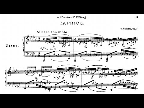 Georgy Catoire - Caprice in G-flat major, Op.3