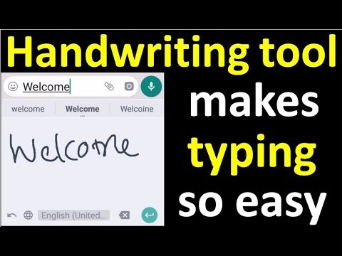 Use your handwriting for messaging without typing using Google handwriting tool on android