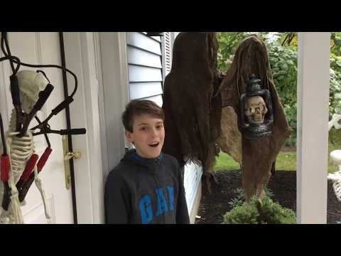 DIY HALLOWEEN GHOST DECORATION