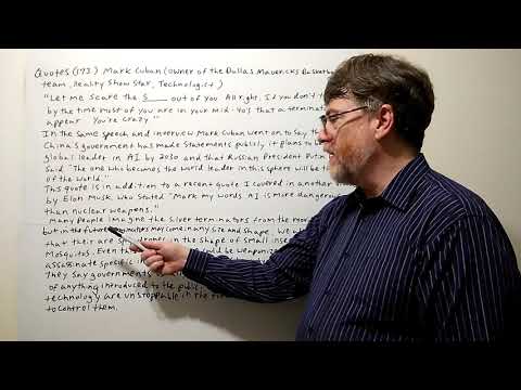 English Tutor Nick P Quotes (173) Mark Cuban - Let Me Scare the S... Out of You ....