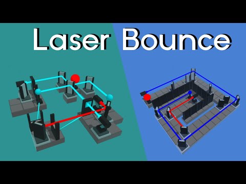 Laser Bounce - A Minimalist Laser Reflection Puzzle Game For Android