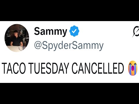 WHEN IS TACO TUESDAY?