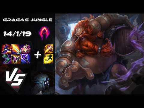 JUNGLE Gragas vs Kindred - EU Challenger Patch 14.6