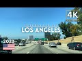 Driving Los Angeles Freeway Interstate 405 California 4K USA