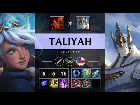 Taliyah Mid vs Galio - NA Challenger Patch 25.17