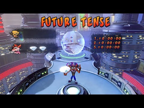 Crash Bandicoot N. Sane Trilogy - FUTURE TENSE 100% (All Gems) 1080p 60fps