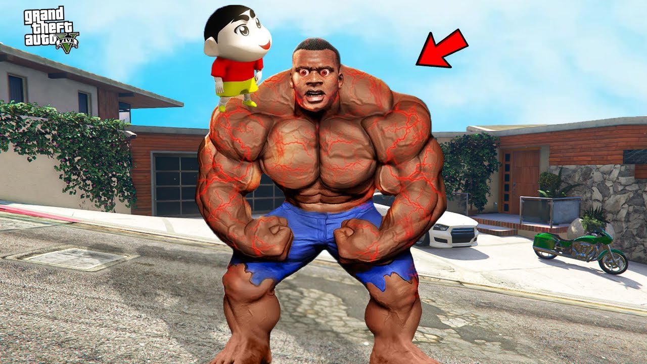 Franklin Become Strongest Man in GTA 5 !