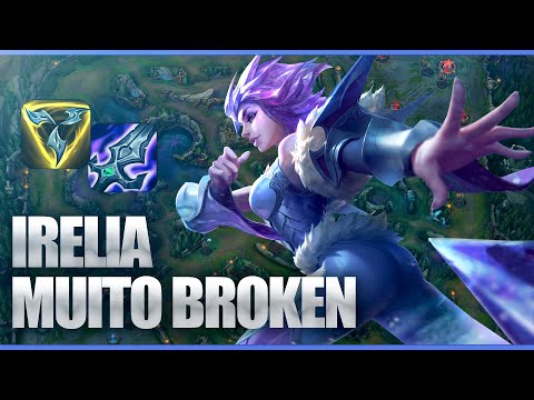 GAME PLAY DE IRELIA NO LIMITE DO CAMPEÃO! LOL WILD RIFT