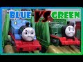 BLUE VS GREEN THE GREAT RACE 270 THOMAS AND FRIENDS TRACKMASTER TOY TRAINS FOR KIDS