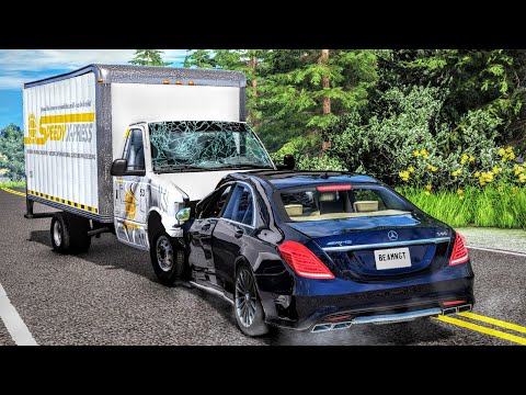 Luxury Car Crashes 13/04/2022 - Car Crash Simulator