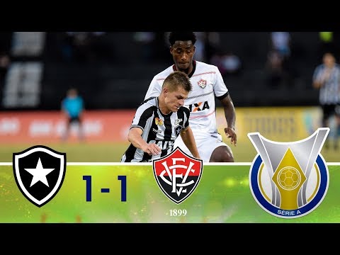 Melhores Momentos - Botafogo 1 x 1 Vitória - Campeonato Brasileiro (27/05/2018)