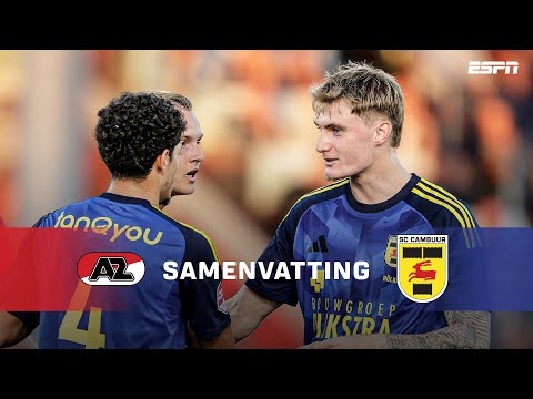 KNULLIGE EIGEN GOAL in SPANNENDE WEDSTRIJD 😳 | Samenvatting Jong AZ - SC Cambuur