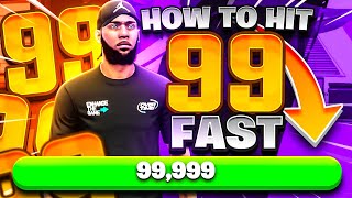 HOW TO HIT 99 OVERALL FAST IN NBA 2K22! MAX OUT YOUR BUILD IN 24 HOURS! MAX BADGES + OVERALL 2K22!
