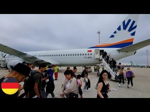 Caminhada no Aeroporto de Düsseldorf, agosto de 2023