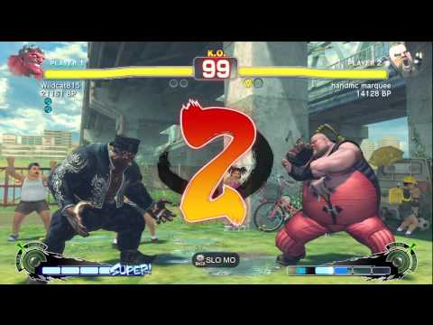 Wildcat815 [Hakan] vs handmc marquee [Rufus] SSF4 Japanese Online Ranked Matches - TRUE-HD