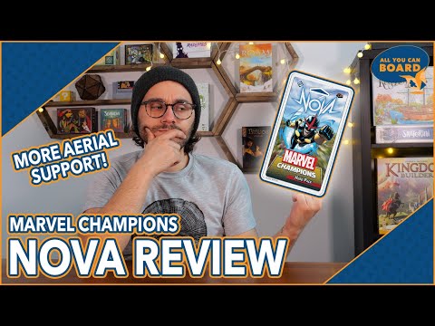 Nova Hero Pack | Marvel Champions | All NEW Cards REVIEWED & ANALYZED (More Aerial Support!)