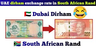 Download lagu UAE dirham to South African Rand | How much 1 Dubai Dirham rate in South African Rand today mp3