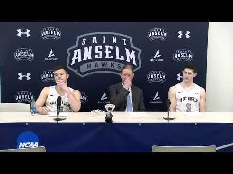 NCAA Division II East Region Championship - Saint Anselm Press Conference (03/19/19)