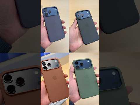 Apple TechWoven Cases - All Colours on iPhone 17 Pro Max (Deep Blue)