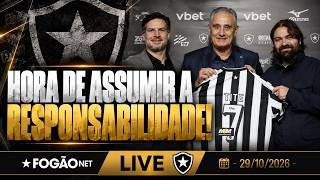 FOGÃONET LIVE: BOTAFOGO PRECISA PARAR DE CRIAR DESCULPAS | GDA FAZ APORTE PARA PAGAR SALÁRIOS