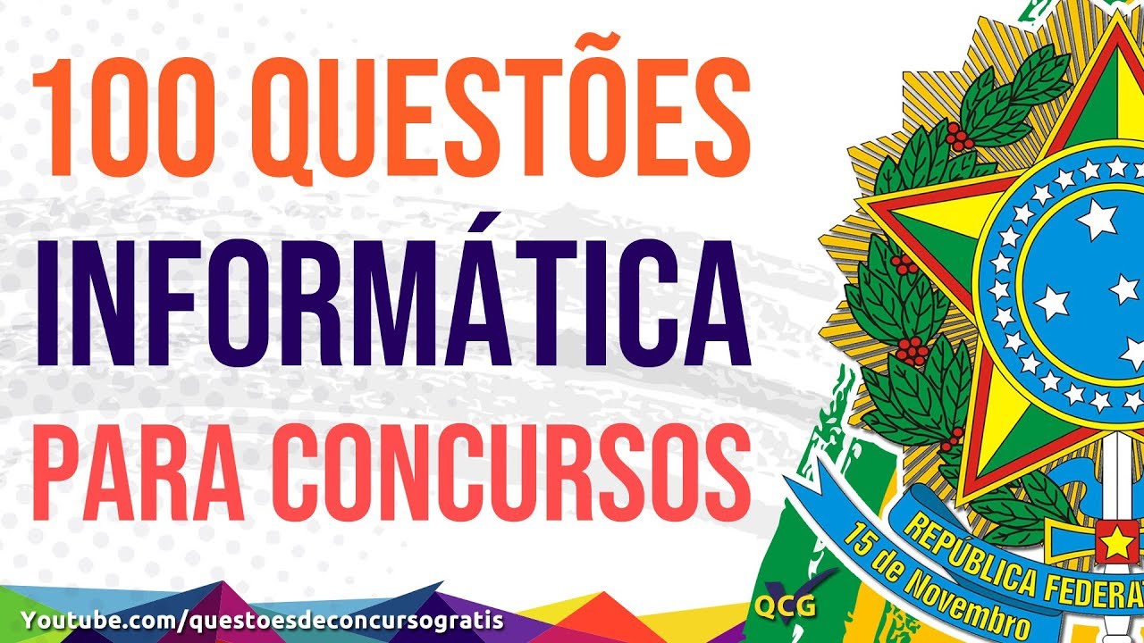 100 Questões de Informática para Concursos