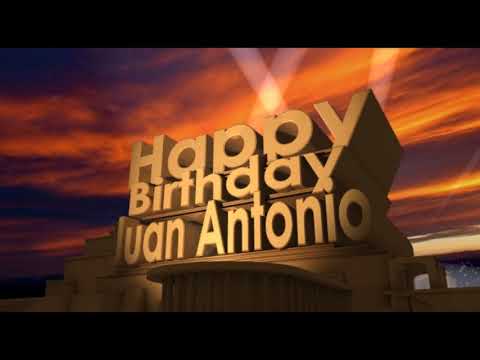 Happy Birthday Juan Antonio
