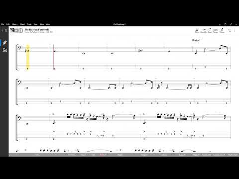 Opeth - To Bid You Farewell (Play Along Bass Tabs)