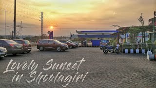 preview picture of video 'Experienced wonderful #sunset during biketrip (Shoolagiri)'
