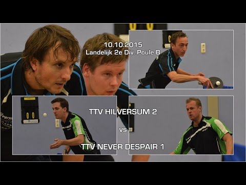 TMD: TTV Hilversum 2 vs TTV Never Despair 1 - 10.10.2015