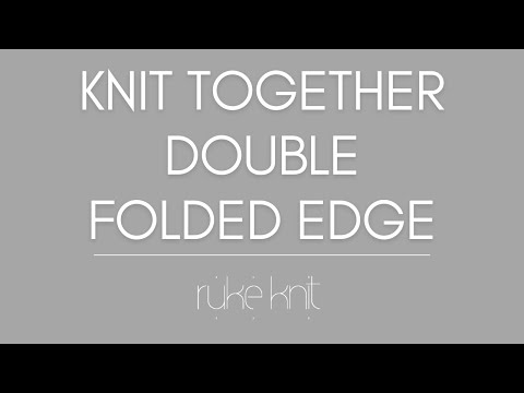 Folded neck cast-off
