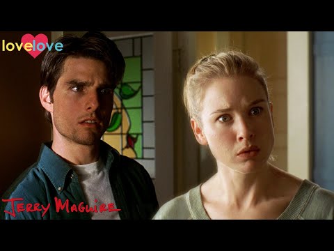 Jerry Overhears Dorothy Confess Her Love For Him | Jerry Maguire | Love Love | With Captions