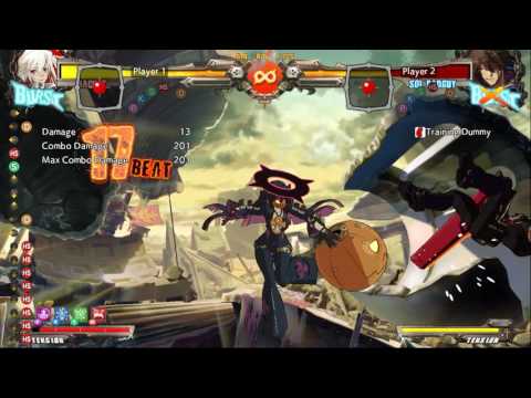 GGXrdR2 Jack-O: 4D8 28 j.S and 4D9 4D9 routes.